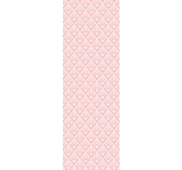 Pink art pattern deco refrigerator decal - TenStickers