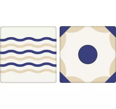 Spanish Tile Sticker decoration wall sticker - TenStickers