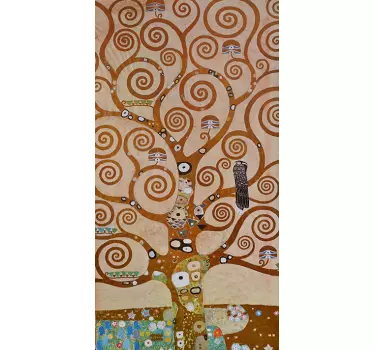 adesivo porta tree of life - TenStickers