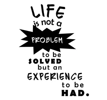 Alan Watts motivational sticker - TenStickers