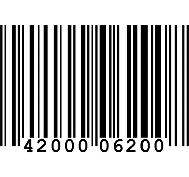 Barcode Wall Sticker - TenStickers