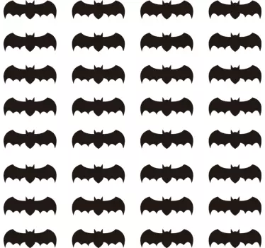 Monocolor bats set bike sticker - TenStickers
