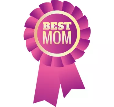 Best Mom Wall Sticker - TenStickers