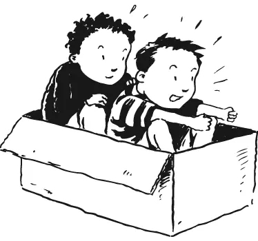 Car Box Kids Sticker - TenStickers