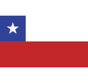 Chile Flag Sticker - TenStickers