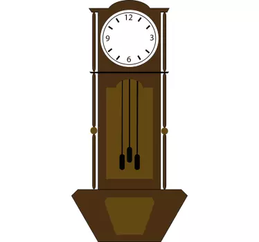 Classic Wall Clock Sticker - TenStickers