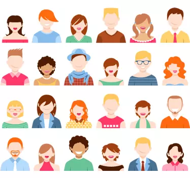 Collection of People Sticker - TenStickers