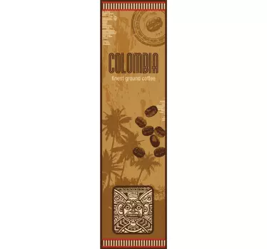 Colombian Coffe Fridge Sticker - TenStickers