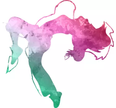 Dancer Modern Wall Sticker - TenStickers