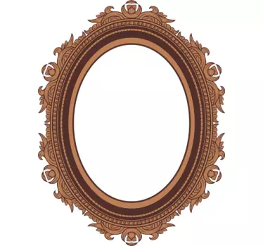 Detailed Frame Sticker - TenStickers