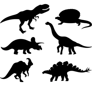Different dinosaurs Home Wall Sticker - TenStickers