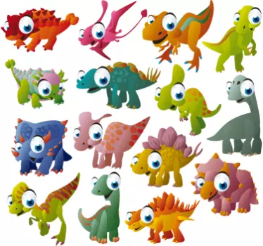 Dinosaur Decal Collection - TenStickers