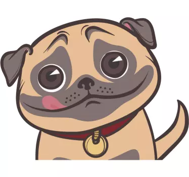 Dog Window Vehicle Sticker - TenStickers