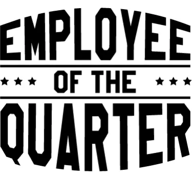 Employee of the Quarter Wall Sticker - TenStickers