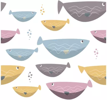 fishes furniture decal - TenStickers