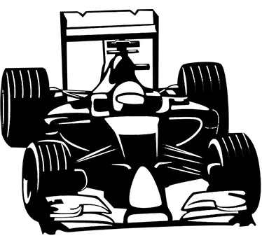Formula 1 Wall Sticker - TenStickers