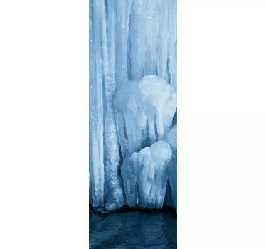Glaciar fridge wrap - TenStickers