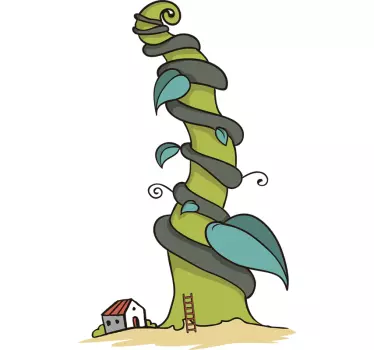 Jack and the Beanstalk Wall Sticker - TenStickers