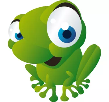 Kids Frog Wall Sticker - TenStickers