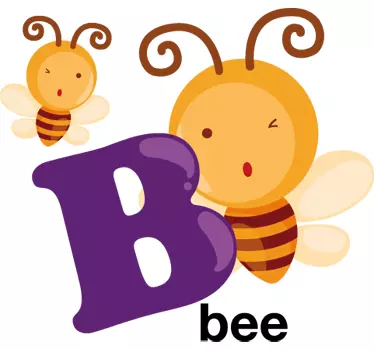 Kids Letter B Sticker - TenStickers