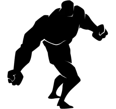 Kids Strong Hero Fists Wall Decal - TenStickers