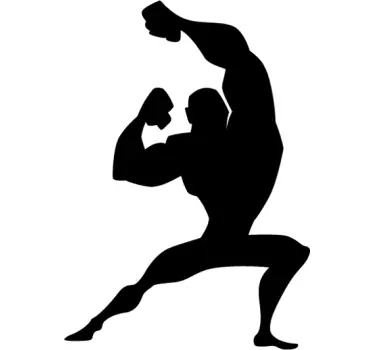 Kids Super Hero Pose Wall Decal - TenStickers