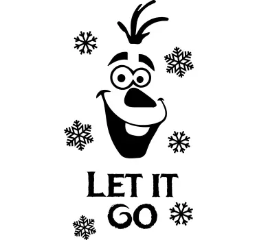 Let it Go Toilet Sticker - TenStickers
