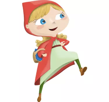 Little Red Riding Hood Sticker - TenStickers