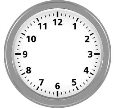 Lounge Clock Sticker - TenStickers