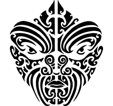 Maori Motifs Wall Sticker - TenStickers