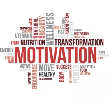 Motivational Messages Gym Wall Decal - TenStickers