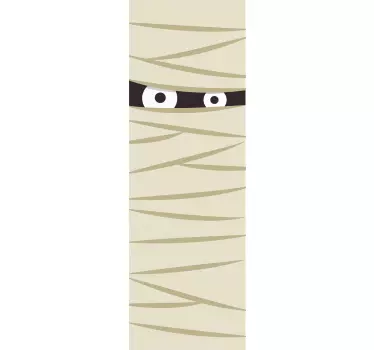 Mummy Door Sticker - TenStickers