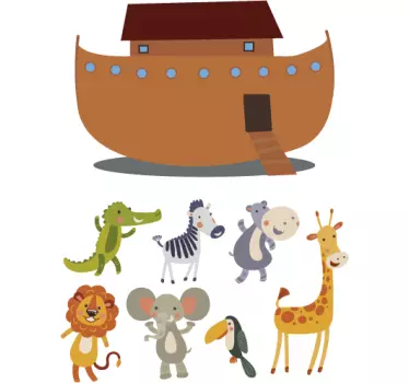 Noah´s Ark Wall Sticker - TenStickers