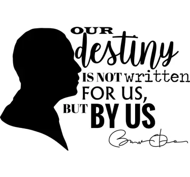 Our Destiny Obama Quote Sticker - TenStickers