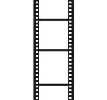 Roll Film Door Sticker - TenStickers