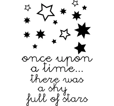 Sky Full of Stars Wall Sticker - TenStickers