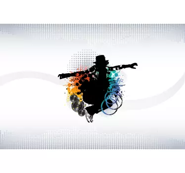 Street dance laptop sticker - TenStickers