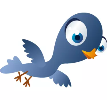 Swallow Bird Kids Sticker - TenStickers
