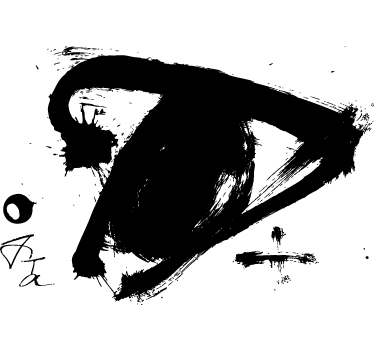 Tàpies Drawing Sticker - TenStickers
