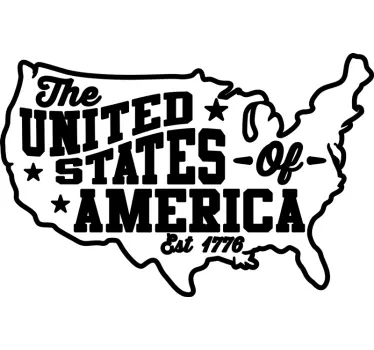 The United States Home Wall Sticker - TenStickers