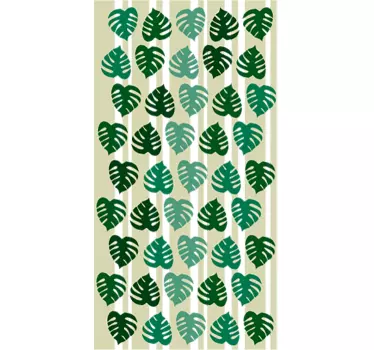Translucent Plant Leaf Decorative Sticker - TenStickers