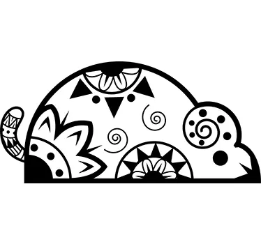 Tribal Rat Patterned Wall Sticker - TenStickers