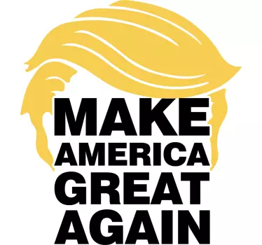 Trump MAGA Political Room Decor - TenStickers