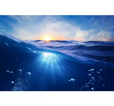 Under the Water Glass Decal - TenStickers