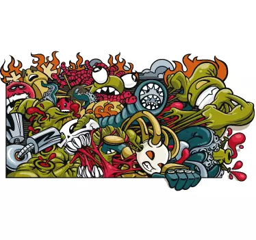 Urban Art Wall Mural - TenStickers