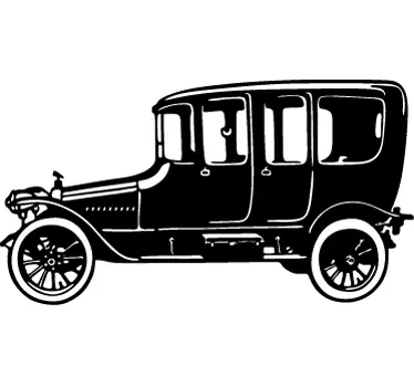Vintage Car Sticker - TenStickers