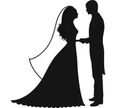 Wedding Wall Sticker - TenStickers