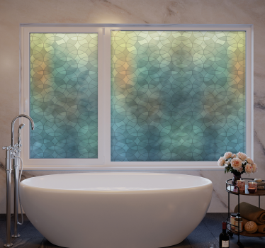 3D glass effect  window decal - TenStickers