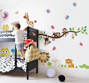Kids Jungle Wall Sticker - TenStickers