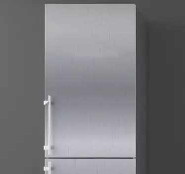 Vinyl Fridge Steel fridge sticker - TenStickers